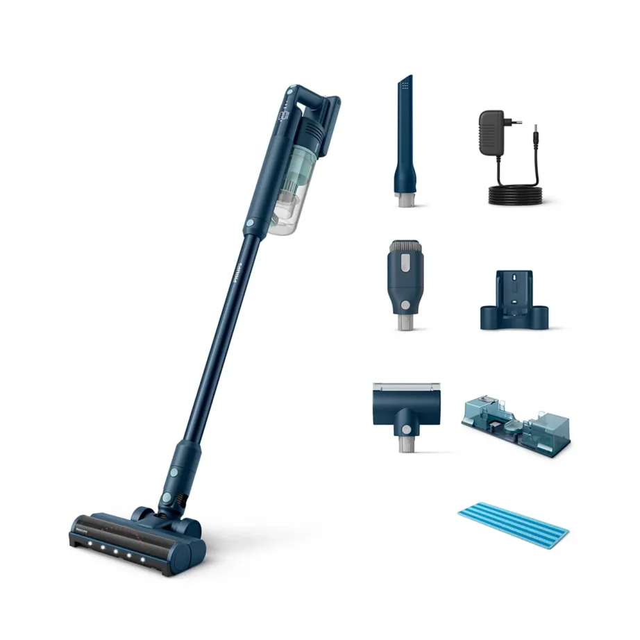 Philips XC5141/01 juhtmevaba tolmuimeja märg- ja kuivpuhastuseks 60 min – 5