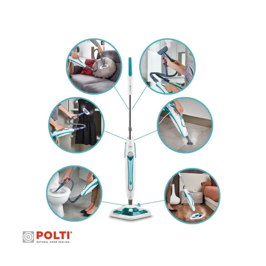 Polti Vaporetto SV450_Double PTEU0282 valge aurumopp koos käsiaurupuhastiga 1500 W 0,3 L – 8