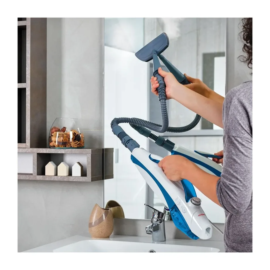 Polti Vaporetto SV460 Double aurumopp ja käsiaurupuhasti 1500 W 0,3 L valge/sinine – 3