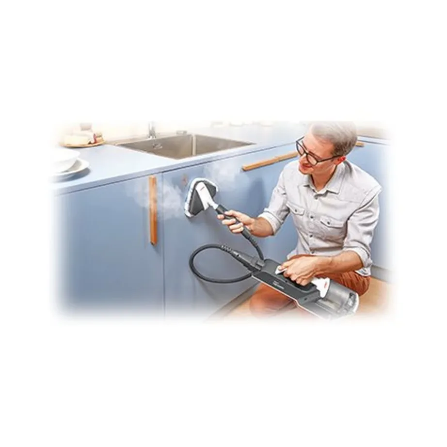 Polti Vaporetto SV660 Style 2-in-1 hall/valge aurumopp integreeritud käsipuhastiga 1500 W 0,5 L – 2