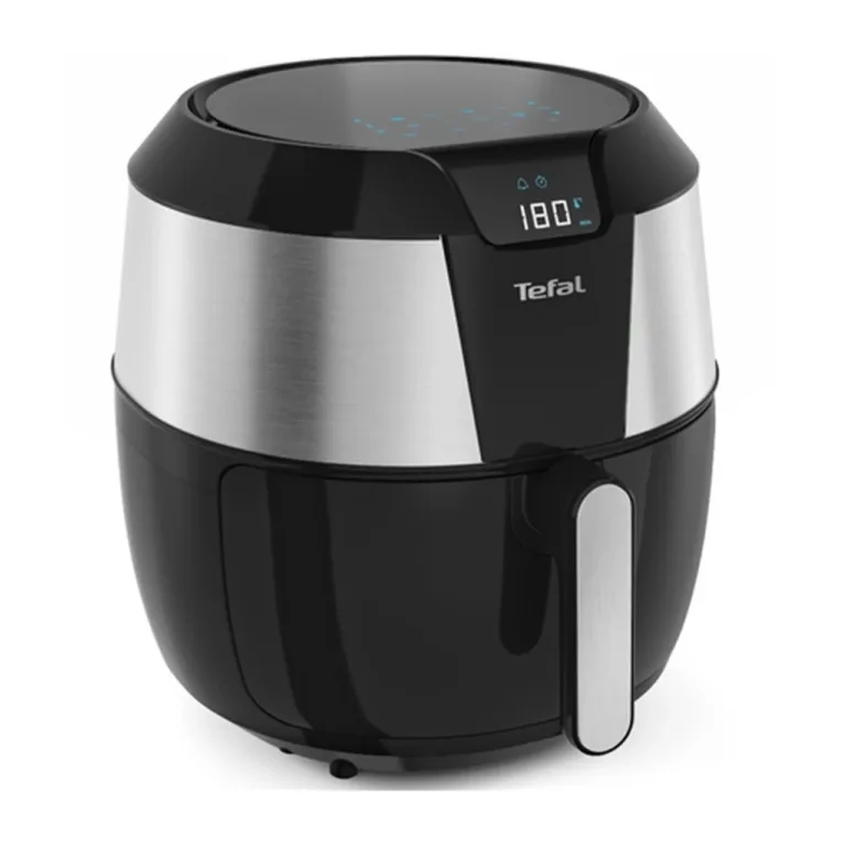 must hõbedane XXL kuumaõhufritüür TEFAL pealtvaade