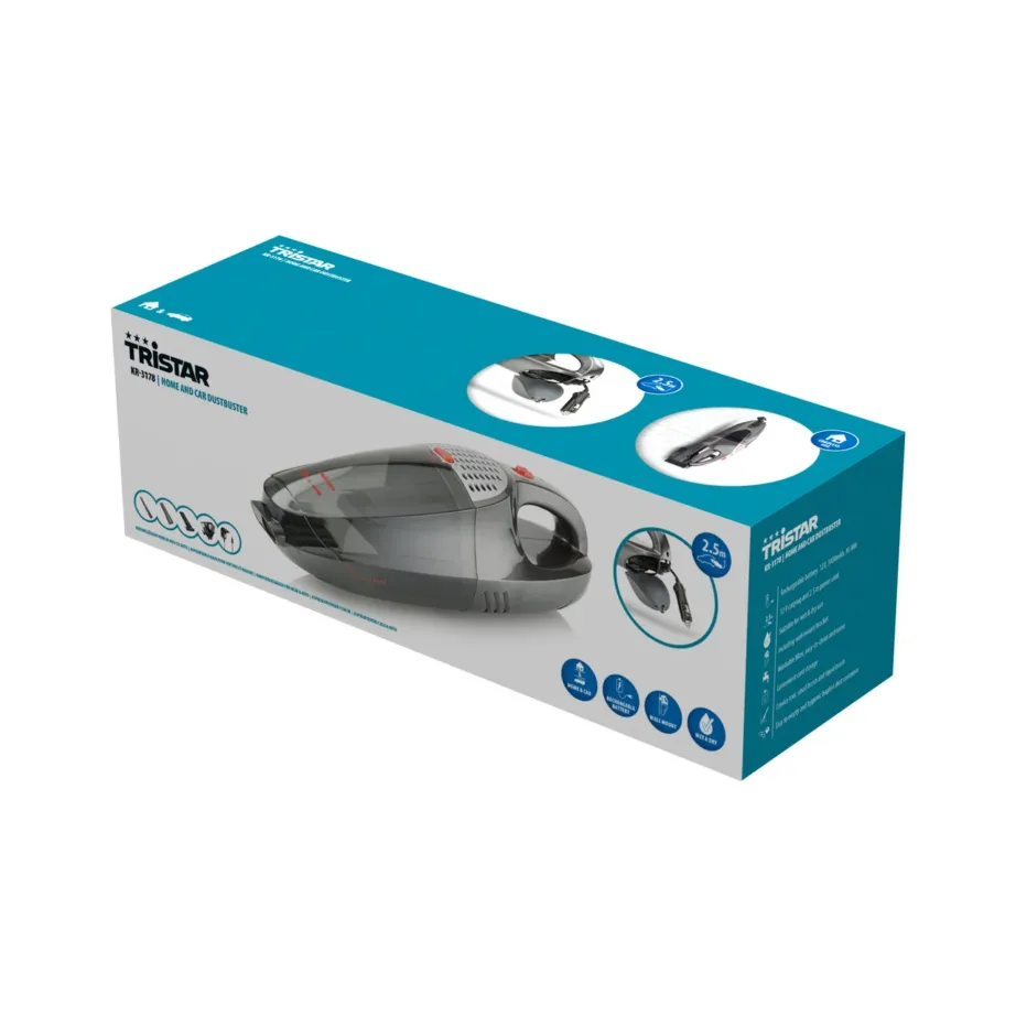 Tristar KR-3178 juhtmevaba hall käsi tolmuimeja 12 V pestava filtriga – 21