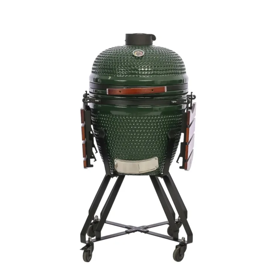TunaBone Kamado Classic 21″ M roheline keraamiline grill, läbimõõt 55 cm – 7