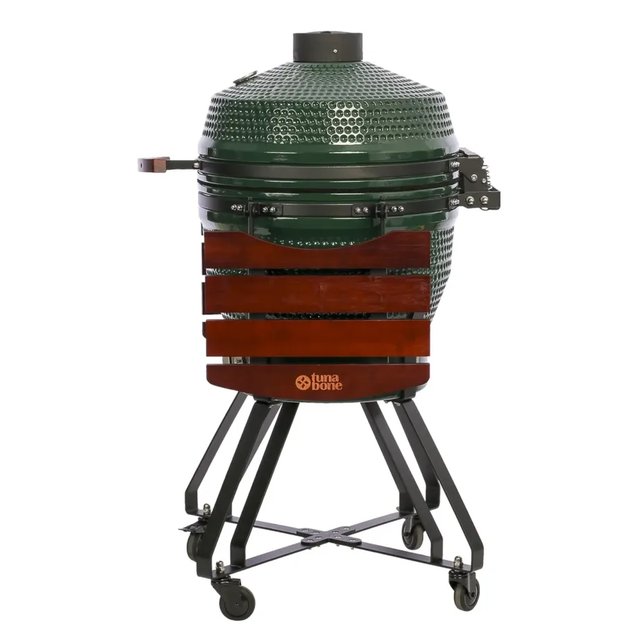 TunaBone Kamado Pro 22″ M roheline keraamiline grill 8-le koos tarvikutega – 5