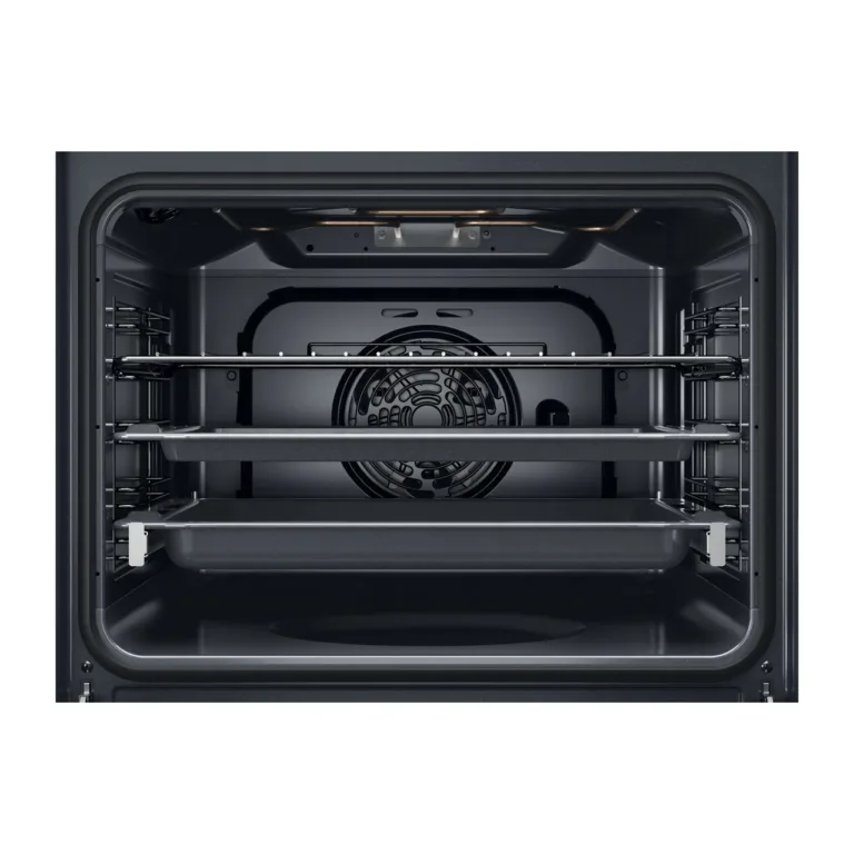 Whirlpool OMK58HU1X juhtpaneel ja uks lähivaates
