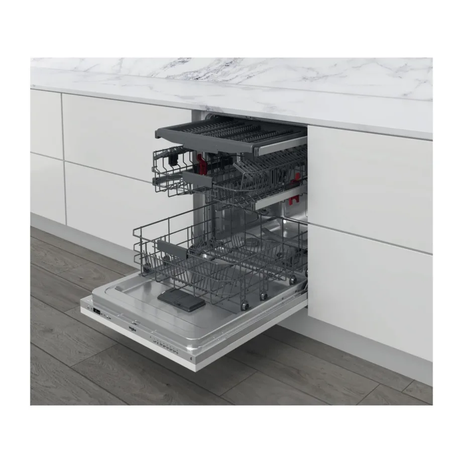 Whirlpool WIC 3C26 F integreeritav nõudepesumasin 60 cm valge 14 nõudekomplektile, 8 programmiga – 4