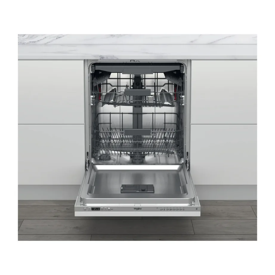 Whirlpool WIC 3C26 F integreeritav nõudepesumasin 60 cm valge 14 nõudekomplektile, 8 programmiga – 5