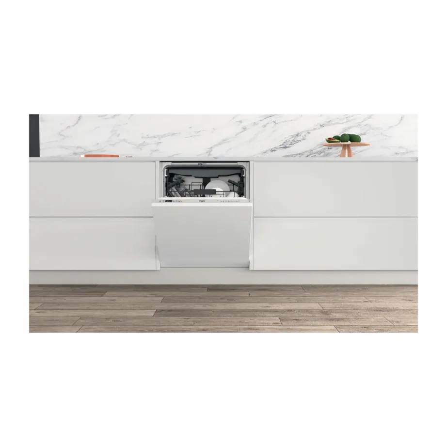 Whirlpool WIC 3C26 F integreeritav nõudepesumasin 60 cm valge 14 nõudekomplektile, 8 programmiga – 6