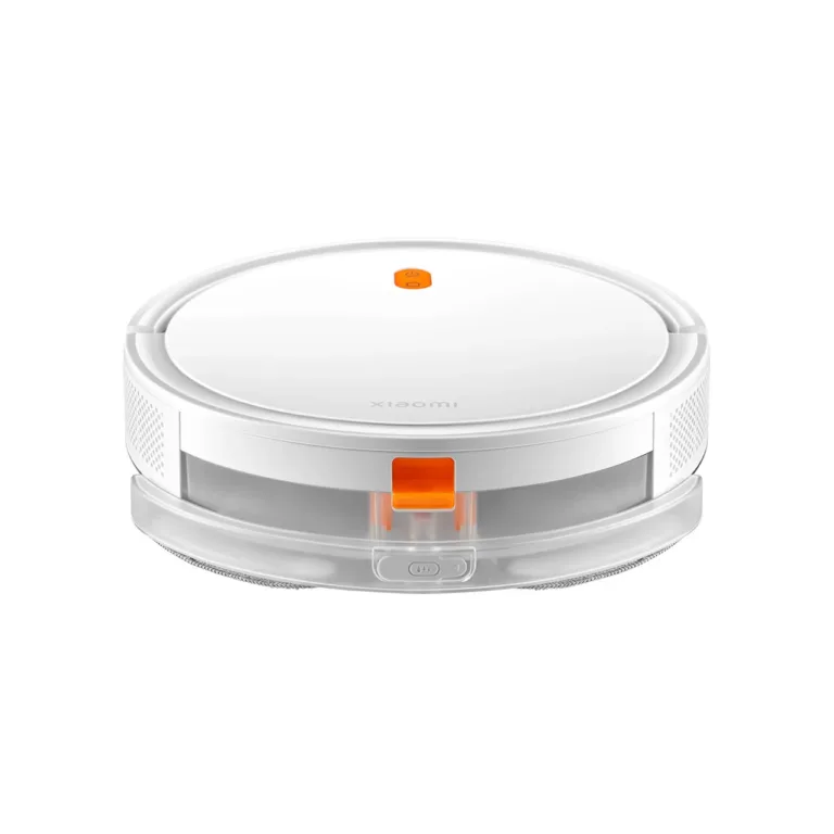 Xiaomi E5 robottolmuimeja valge laadimisjaamas