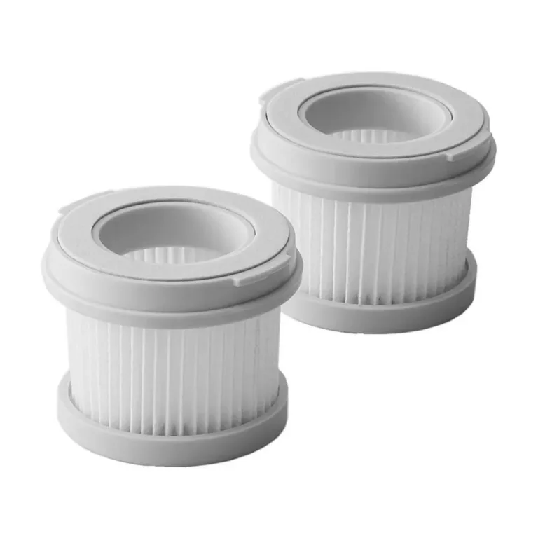 xiaomi tolmuimeja hepa filter kaks filtrit valgel taustal