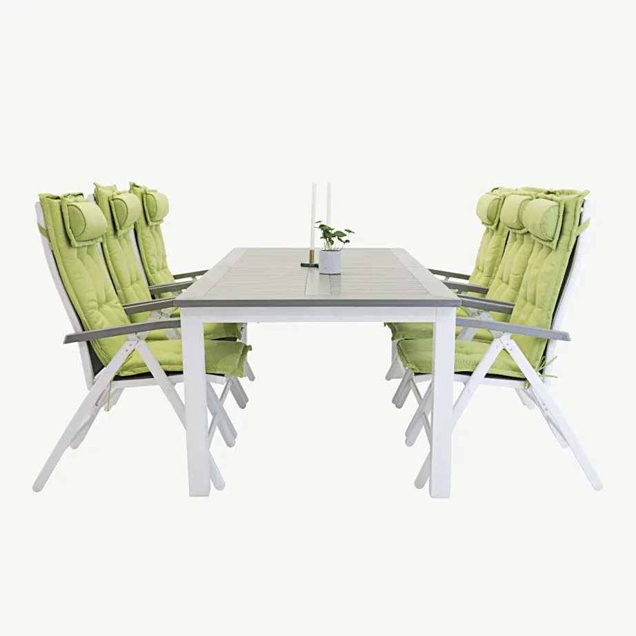 Laimiroheline positsioonipadi peatoega õuemööblile, 116×46 cm (polüester), 1102-327 – 2