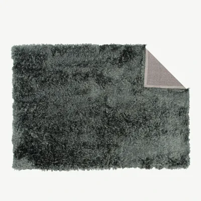 Tumeroheline madala karvasega vaip Natta, 290x200 cm, polüester-puuvill - 15514-354
