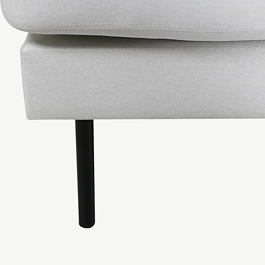 Helebeež U-kujuline nurgadiivan Zoom mustadel terasjalgadel, 15559-660 – 4