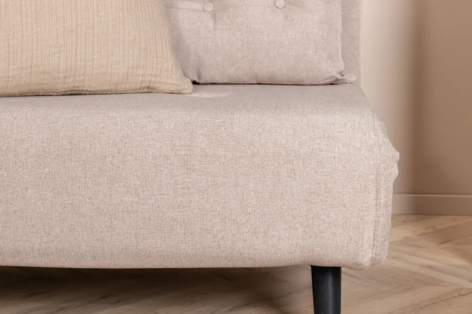 Lahtikäiv diivanvoodi Vicky, beež polüester, mustad metalljalad, 15583-657 – 11