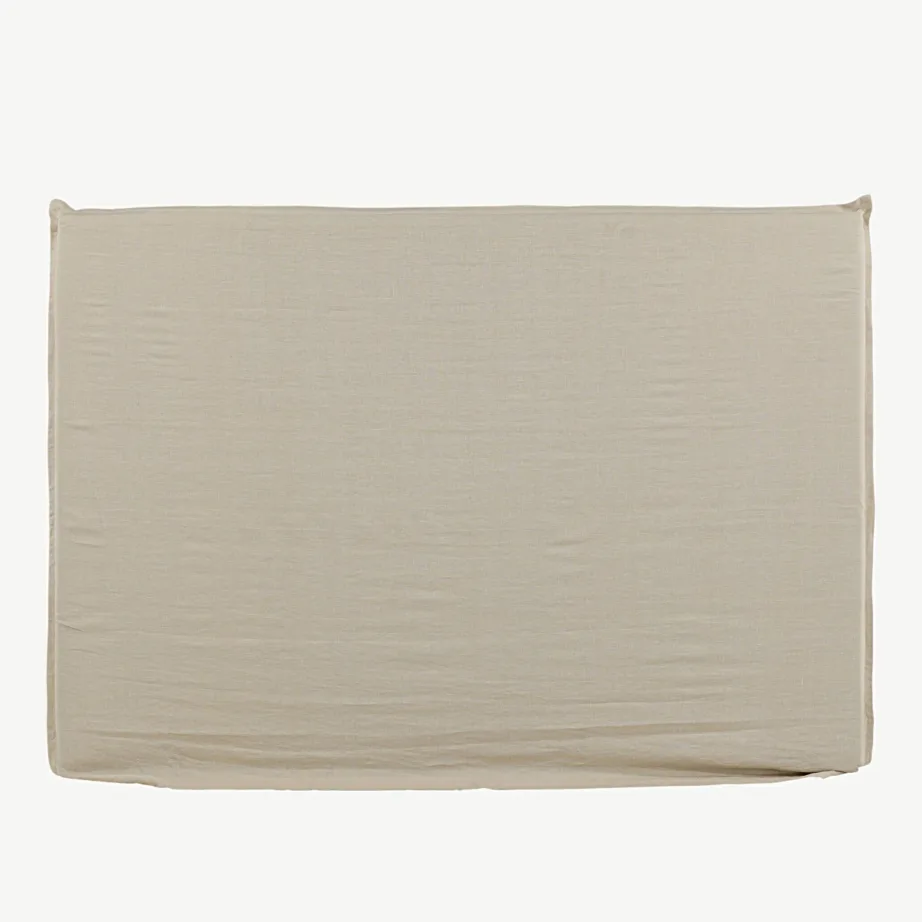 Beež linane peatsikate Signe, 180 × 140 cm, 15973-602 – 2