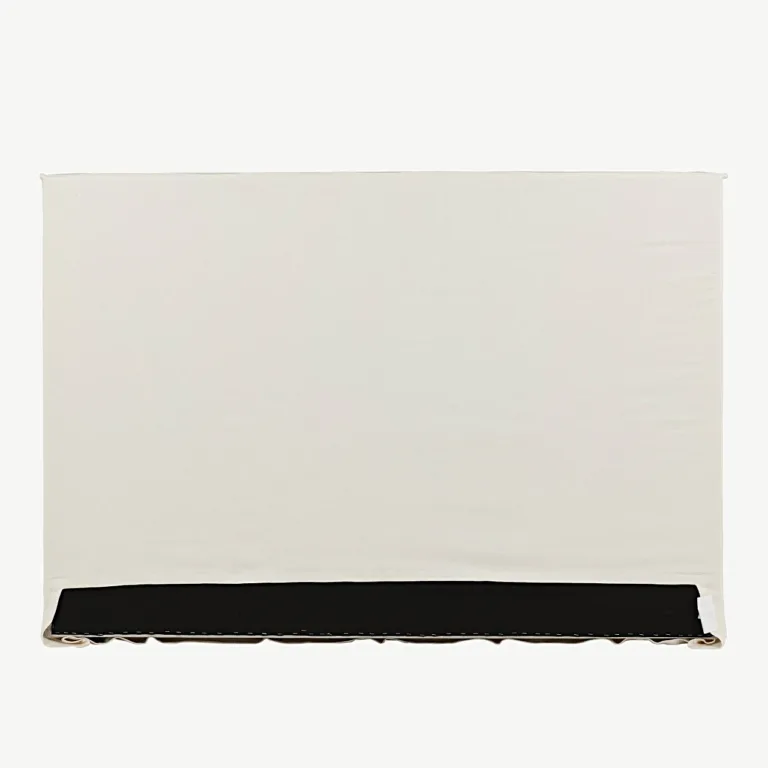 Saga voodipeatsi kate, 100% puuvillast, murdvalge, 180 x 140 cm - 15976-501