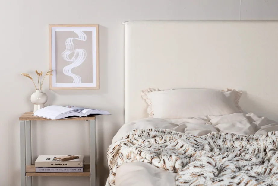 Saga voodipeatsi kate, 100% puuvillast, murdvalge, 180 x 140 cm, 15976-501 – 7