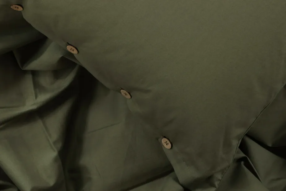 Joar puuvillane voodipesukomplekt sammalrohelises toonis, 150×200 cm, 16016-504 – 3