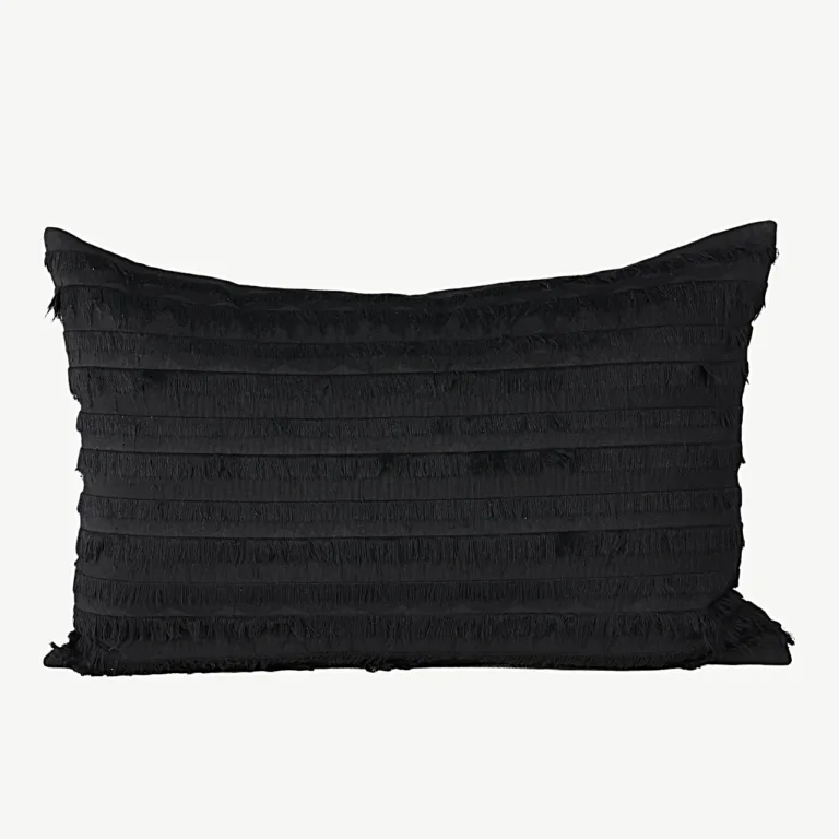 Must puuvillane dekoratiivpadjakatte Edith 40 × 60 cm - 16070-500