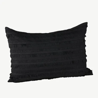 Must puuvillane dekoratiivpadjakatte Edith 40 × 60 cm - 16070-500