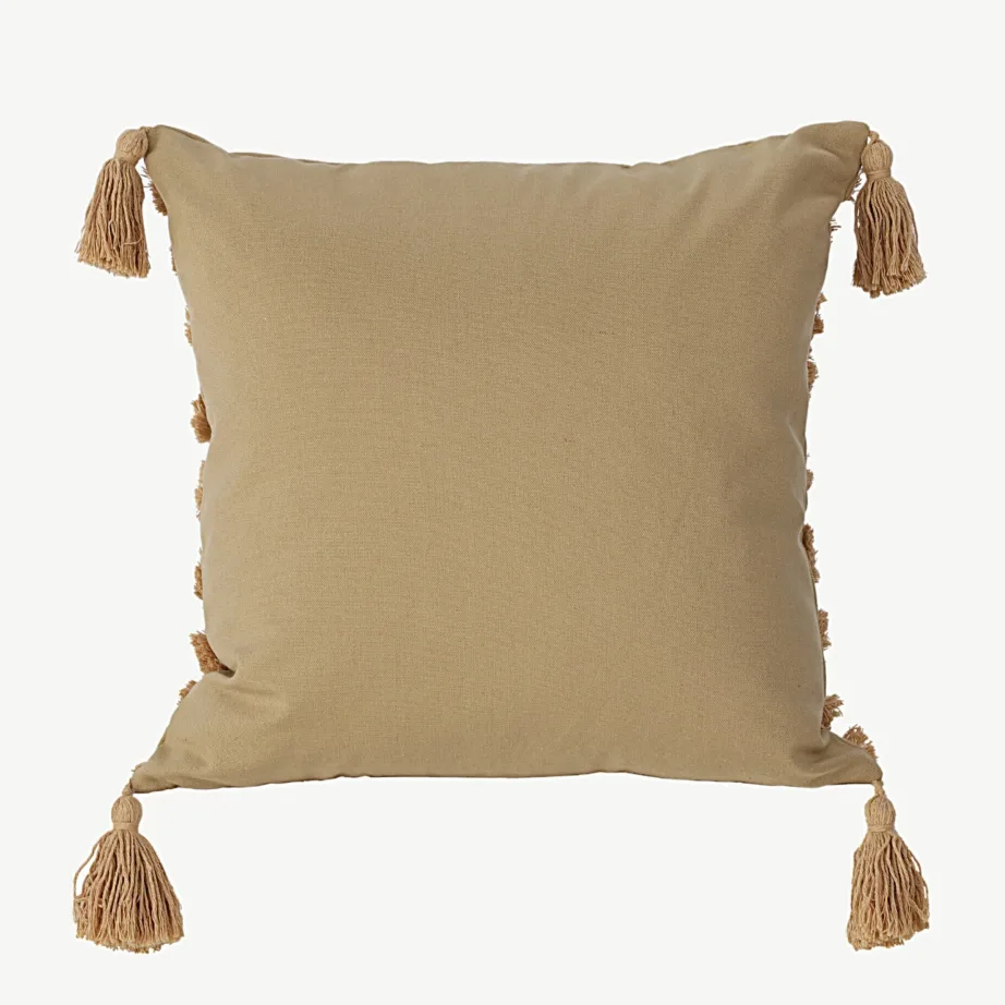 Tuftitud pruun padjakate Iduni narmastega, 45 × 45 cm, 17058-503 – 4