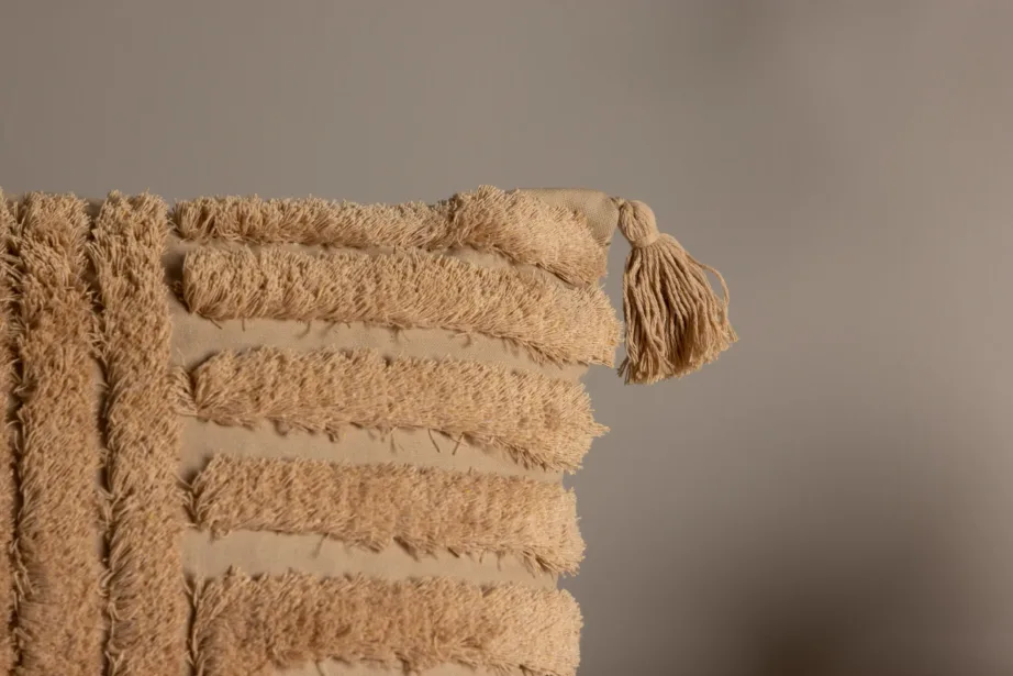 Tuftitud pruun padjakate Iduni narmastega, 45 × 45 cm, 17058-503 – 7