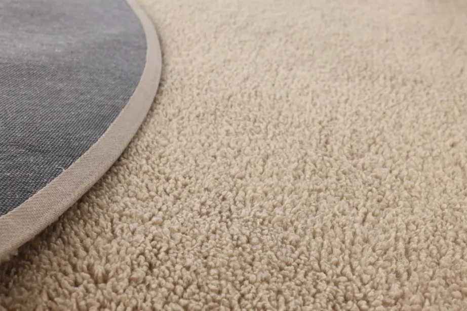 Beež ümmargune polüestervaip Teddy, ø 200 cm, 20009-102 – 4