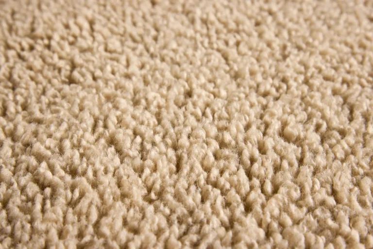 Beež ümmargune polüestervaip Teddy, ø 200 cm - 20009-102