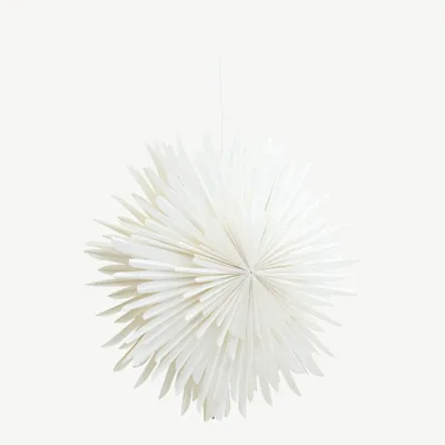 Valge paberist tähelamp Sälen, 60 cm (elektrijuhtmega) - 20032-101