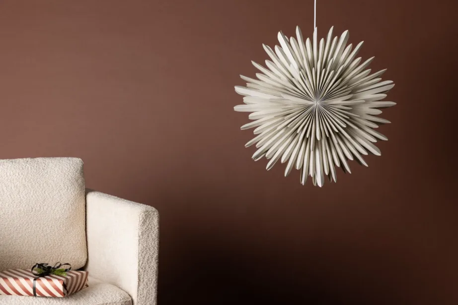 Beežist paberist tähekujuline laelamp Sälen, 60 cm, 20032-102 – 5