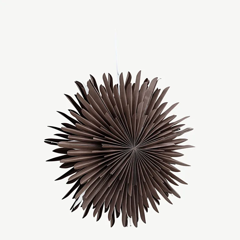 Säleni hallikasbeež paberist tähekujuline rippvalgusti, 60 cm - 20032-125