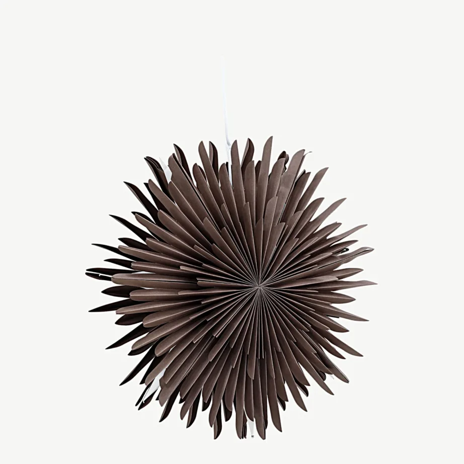 Säleni hallikasbeež paberist tähekujuline rippvalgusti, 60 cm, 20032-125 – 4