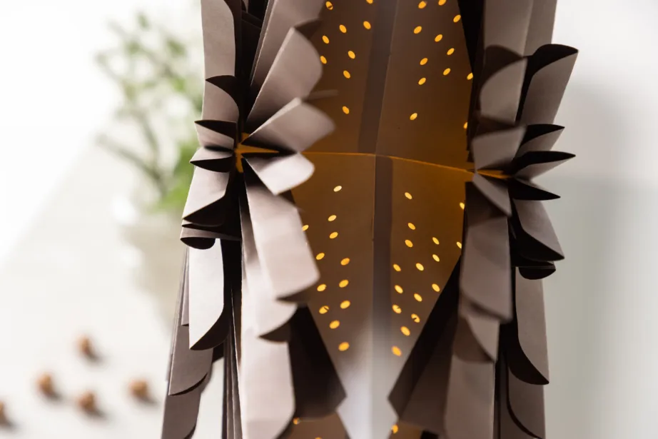 Säleni hallikasbeež paberist tähekujuline rippvalgusti, 60 cm, 20032-125 – 7