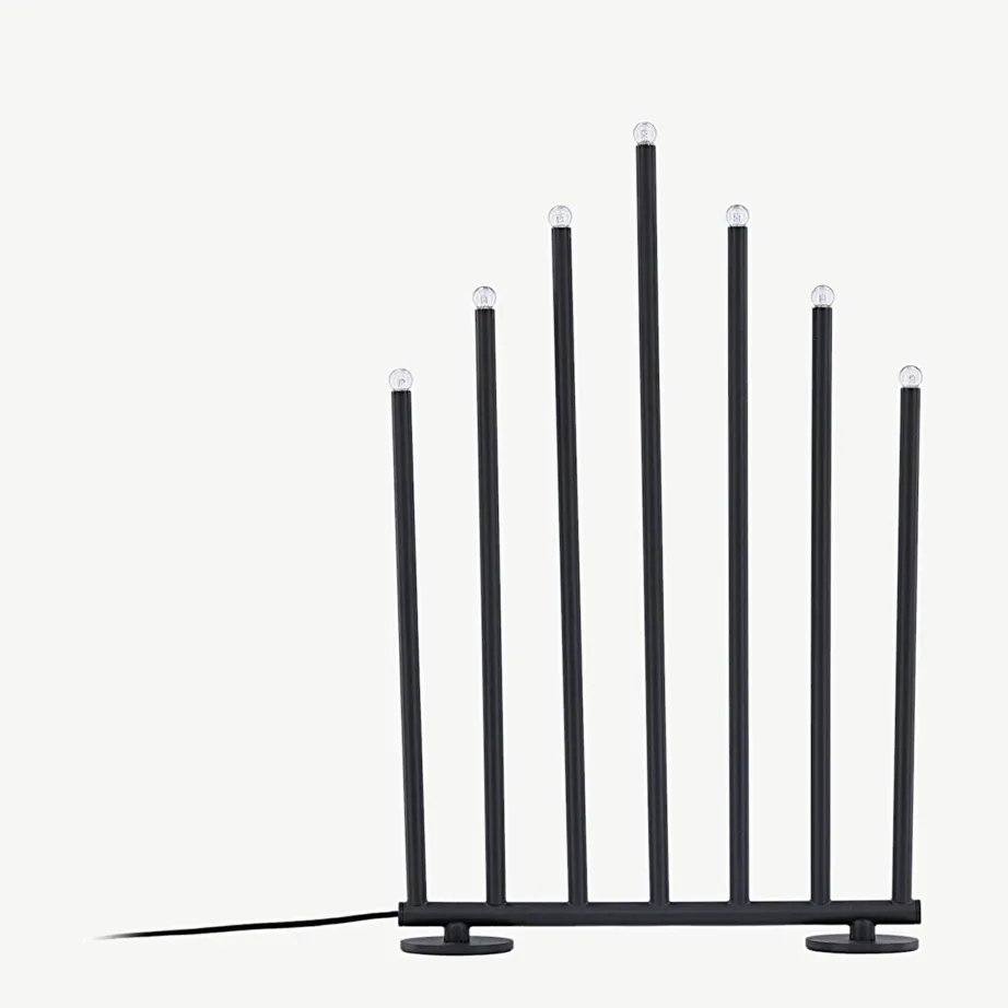 Reguleeritava kirkusega mustast terasest advendiküünlajalg Björnfjället, 50 cm, 20067-100 – 6