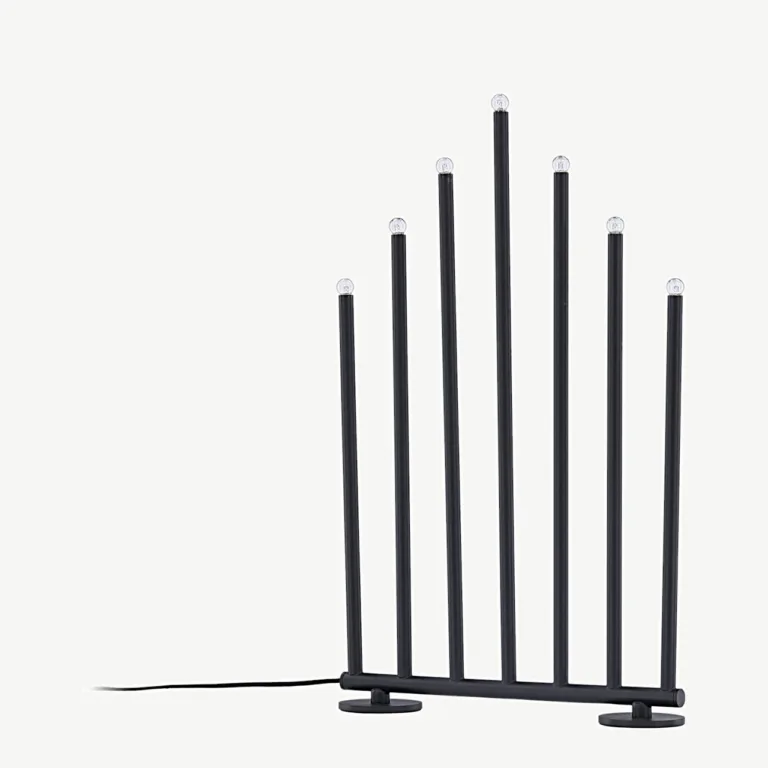 Reguleeritava kirkusega mustast terasest advendiküünlajalg Björnfjället, 50 cm - 20067-100