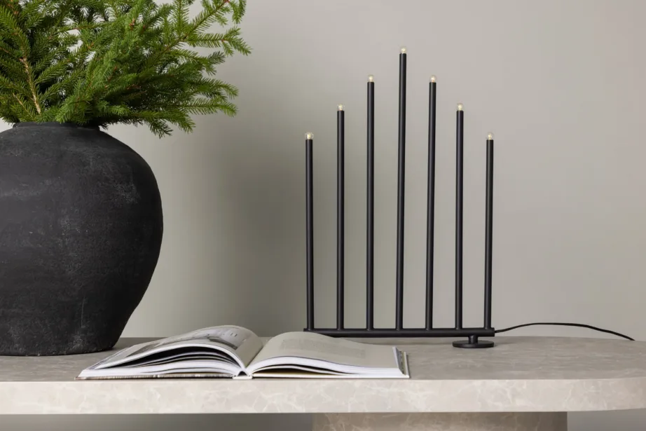 Reguleeritava kirkusega mustast terasest advendiküünlajalg Björnfjället, 50 cm, 20067-100 – 8