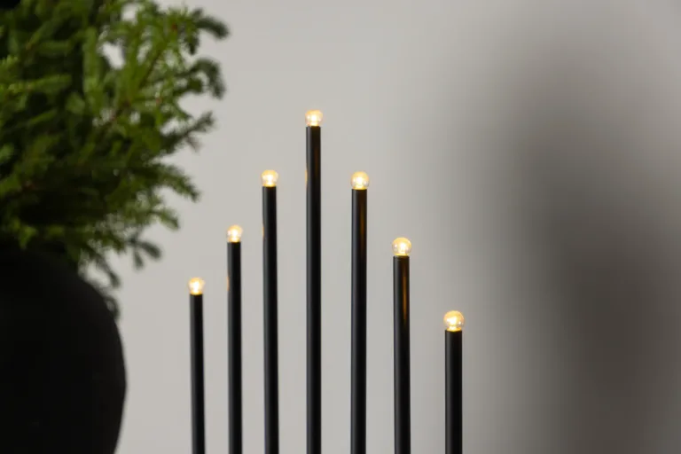 Reguleeritava kirkusega mustast terasest advendiküünlajalg Björnfjället, 50 cm - 20067-100