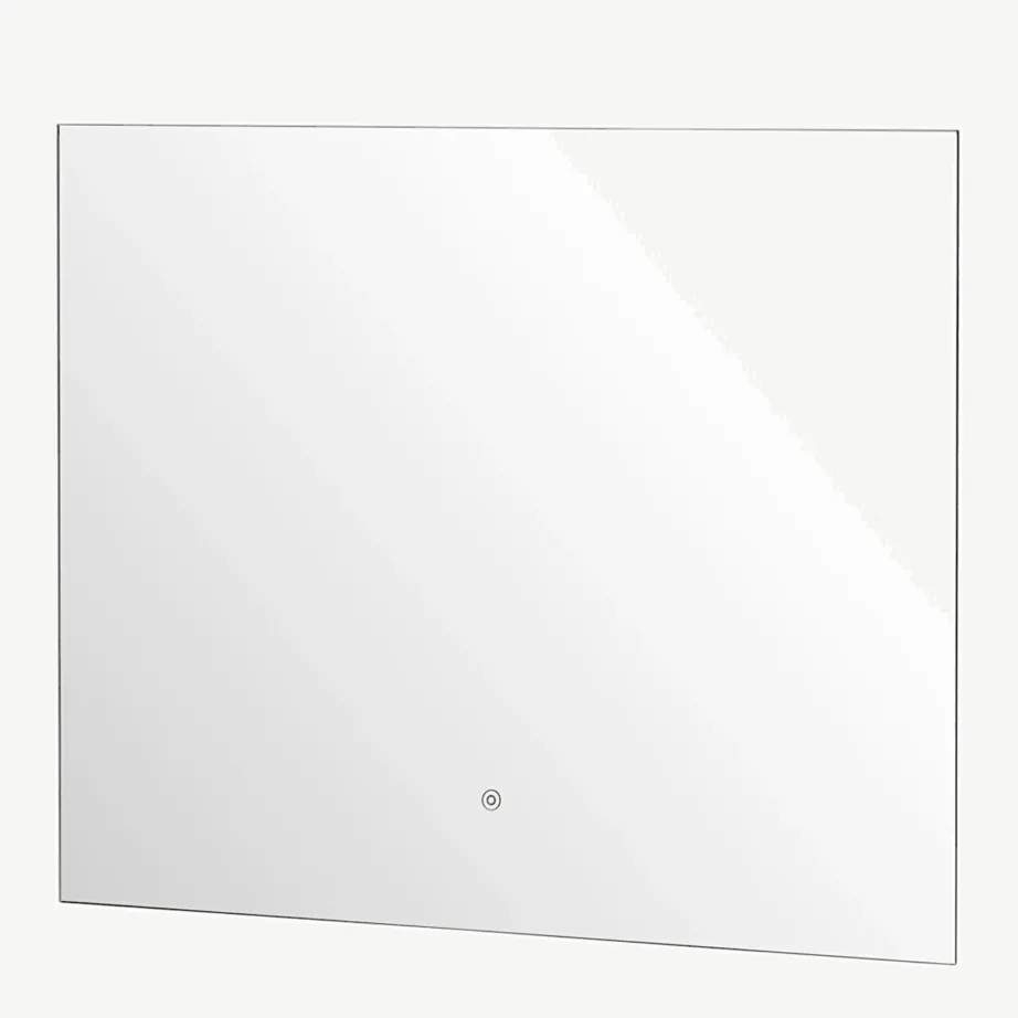 Puutetundliku LED-valgustusega hõbedase viimistlusega Bridgeporti klaaspeegel 90 × 70 cm, 59176-331 – 3