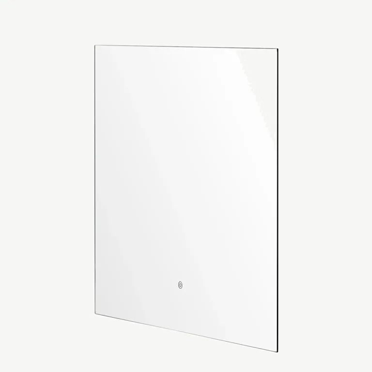 Puutetundliku LED-valgustusega hõbedase viimistlusega Bridgeporti klaaspeegel 90 × 70 cm - 59176-331
