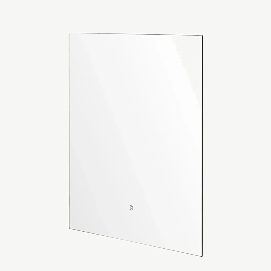 Puutetundliku LED-valgustusega hõbedase viimistlusega Bridgeporti klaaspeegel 90 × 70 cm, 59176-331