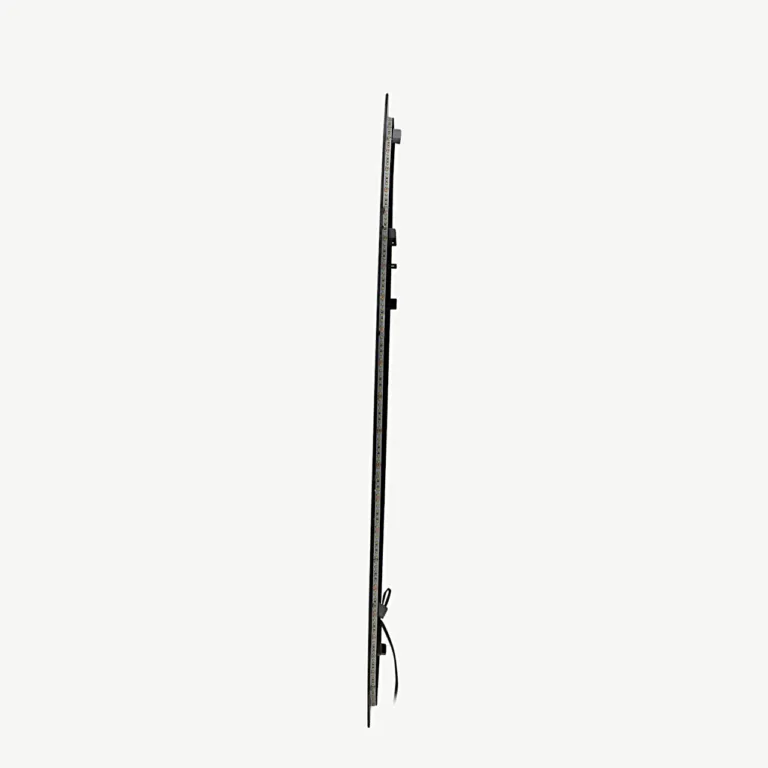 Ümmargune valgustusega seinapeegel Buffalo, hõbedane (ø 100 cm) - 59177-331