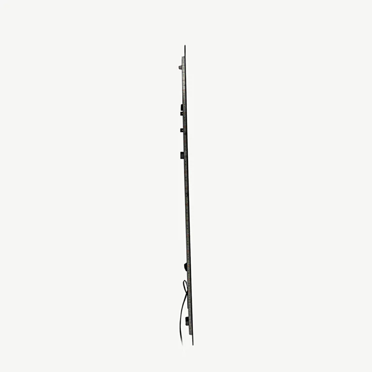 Ümmargune valgustusega seinapeegel Buffalo, hõbedane (ø 100 cm) - 59177-331