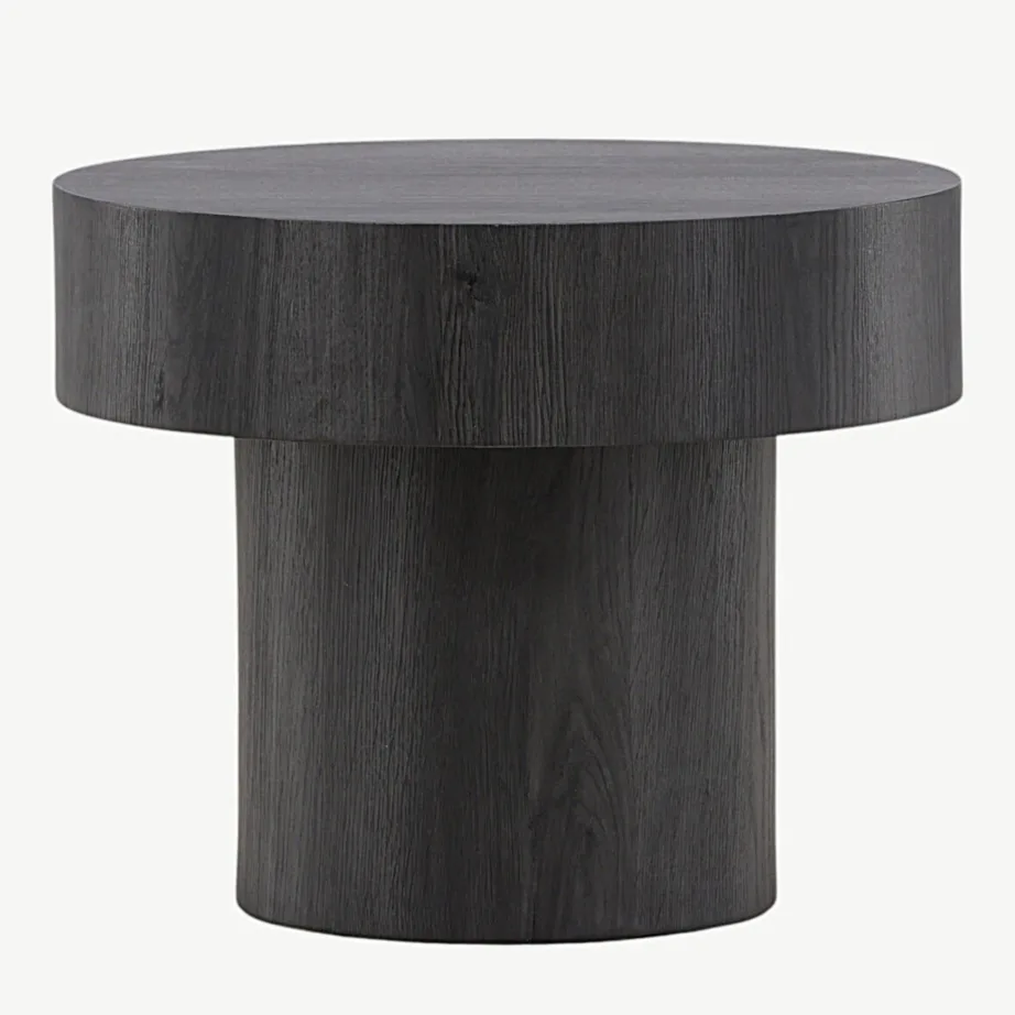 Ümmargune must MDF abilaua Malung, ø 50 cm, 61173-100 – 4