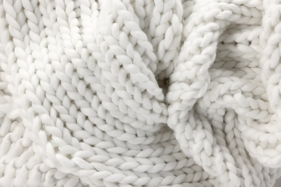 Valge kootud polüesterpleed Kate 170 × 130 cm, 61572-101 – 5