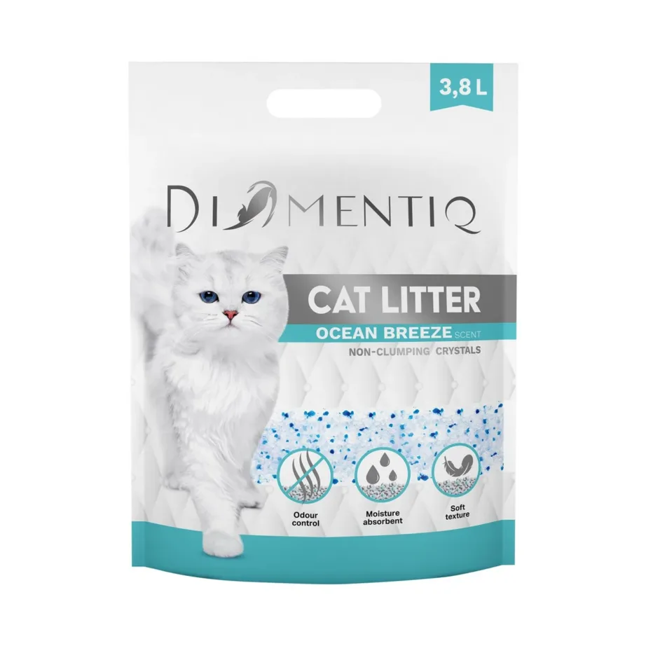 DIAMENTIQ Ocean Breeze 3,8L silikageelist kassiliiv, antibakteriaalne