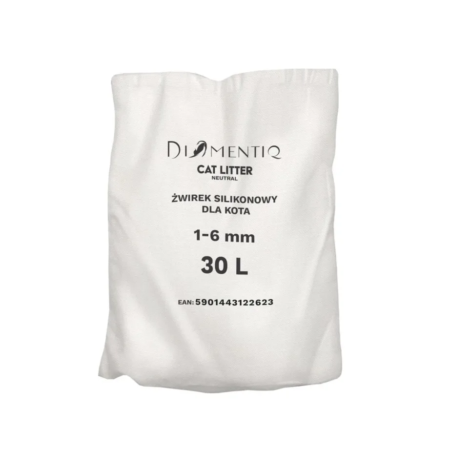 DIAMENTIQ Neutral 30L silikageelist lõhnatu antibakteriaalne kassiliiv kassi liivakasti jaoks – 2