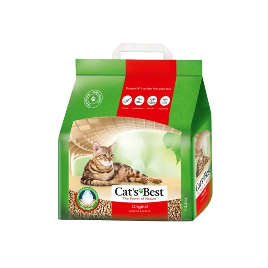 Cat’s Best Original 5L 2,6 kg looduslik klombistuv tolmuvaba kassiliiv kõikidele kassidele