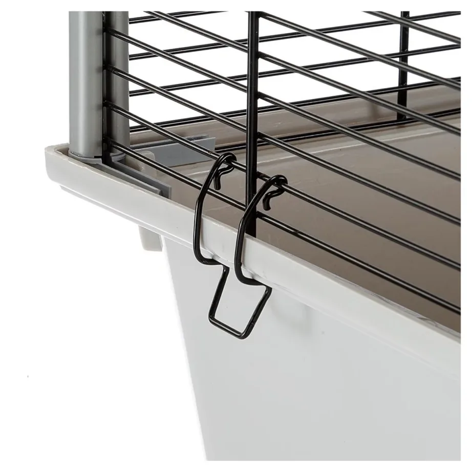 Ferplast Furet Plus 78x48x70 cm metall-plastik puur tuhkrule ja närilisele, hall – 11