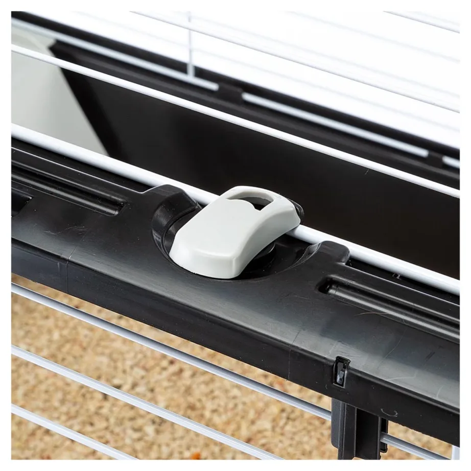 Ferplast Casita 120 119x58x60 cm metall-plastik puur küülikutele ja merisigadele tarvikutega, valge – 3