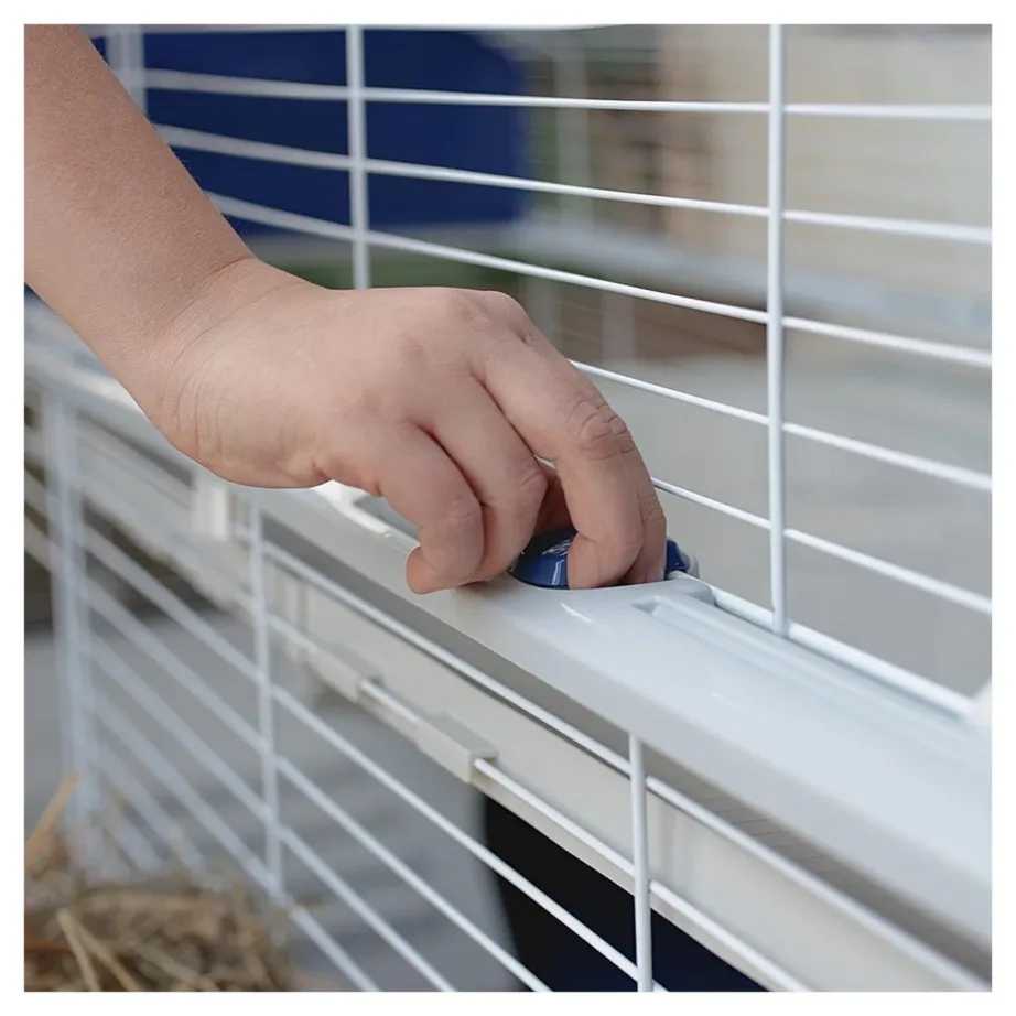 Ferplast Barn 120 119x58x77 cm hall metallist/plastikust puur joogipudeli, toidukausi ja põrandaga küülikutele ja merisigadele – 11